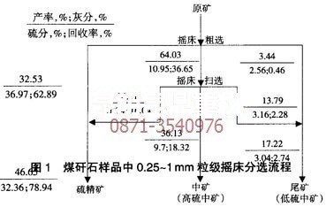 黃鐵礦選礦技術(shù)工藝示意圖